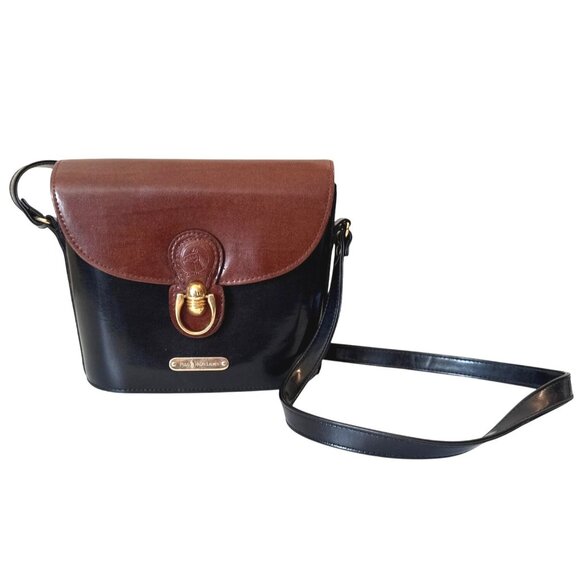 Polo by Ralph Lauren Brown and Black Crossbody Bag - Picture 2 of 12